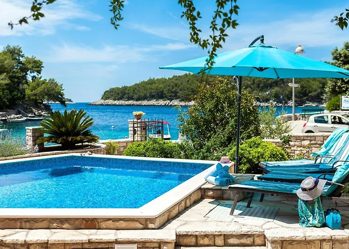 度假居 Seaside Family Friendly House With A Swimming Pool Grscica, Korcula - 23487 *
